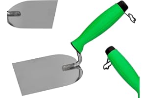 ToolSpace Kielnia Nierdzewna Sztukatorska z Gumowym Uchwytem 120mm - Precyzyjne Narzędzie do Rozprowadzania Zapraw