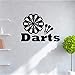 Produktbild Ziel Darts Wandtattoos Abnehmbare Vinyl Wandaufkleber für Kinder Jungen Kinderzimmer Wandkunst Poster Vinyl Wände Wandbilder 43 * 61 cm