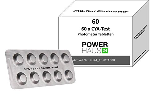 POWERHAUS24® - 60 Photometer Testtabletten - CyA-Test