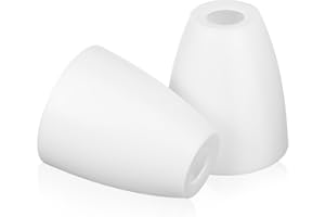 ARTIBETTER 2 Pièces Abat-jour En Plastique Remplacement Des Abat-jour Des Lampadaires Remplacement Du Globe Lumineux Moderne Abat-jour Pour Lampadaires Lampadaire Méduse Lampe Vintage Blanche