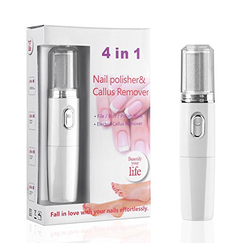 MVPOWER Elektrischer Hornhautentferner Fußpflege Hornhaut Entfernung Werkzeug Pediküre Kit Nagelpolierer Nagelpflegeset Schleifrollen mit Diamantpartikeln für die grobe Haut,tote Haut und Schwielen - 9