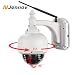 Produktbild IP Kamera 4X Zoom 1080 P Wireless WiFi Outdoor PTZ 2,8-12mm Autofokus Wasserdicht H.264 HD CCTV Videoüberwachung IP