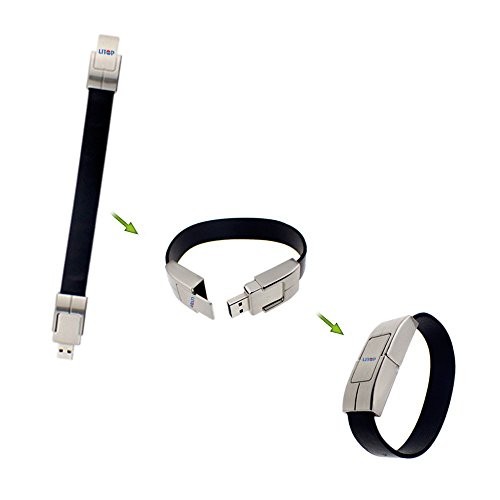 Qingsun Neue Leder Armband USB-flash-Laufwerk USB 2.0 Speicherstick flash Stick(16G) - 3