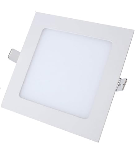 2 Faretti Incasso LED Aigostar 18W - 3000K Luce Calda, Equivalente 126W, Bianco