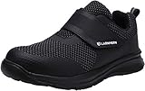 LARNMERN Chaussure de Securité Femme Basket de Securite, Knit Léger Embout en Acier Réfléchissant Anti Ponction Chaussures de Travail LM121