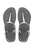 sandalias goma 35/36 EU (33/34 Brazilian) Havaianas Freedom, Sandalias para Mujer, Plateado (Steel Grey), 35/36 EU