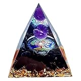 Moonstone Crystal Orgone Pyramid Ogan Crystal Energy Tower Nature Reiki Chakra Crushed Stone Jewelry Flower Of Life Crystal Orgonite Pyramid Healing Chakra Pyramid