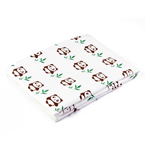 Babydecke / Kinderdecke / Babybettdecke / Erstlingsdecke mit niedlichem Panda Motiv aus SUPER KUSCHELIGER Baumwolle für Jungen und Mädchen - 4