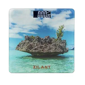 OnlineWorld Zilant Digital Electronic LCD Personal Weighing Scale with Advance Step on Technology (PWS-011-Green)