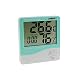 Produktbild Huihuiya HTC-1 Indoor LCD Elektronische Digitale Temperatur-Und Feuchtigkeitsmessgerät Raumthermometer Hygrometer Wecker Wetterstation-Grün