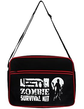 Zombie Survival Kit Schultertasche schwarz