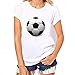Produktbild MRULIC Damen Weltmeisterschaft Fußball Sweatshirt Jersey Ball-Uniform Classics Sweatshirt Union Jack (L, Weiß4)