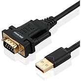 OIKWAN USB auf RS232, serieller USB-Adapter mit FTDI-Chipsatz, USB 2.0 auf DB9-Stecker, serielles Kabel für Windows 11, 10, 8