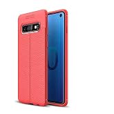 Spia Samsung Galaxy S10 Plus Kılıf Kırmızı Moss Silikon Kapak Orijinal Esnek İnce Geliştirilmiş Dayanıklı Darbe Karşıtı Koruy