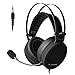 Price comparison product image NUBWO PS4 Gaming Headset,Xbox one Headset 3.5mm PC Gaming Headphones with Noise Cancelling Mic,Lightweight Over Ear Soft Memory Earmuff Gaming Headphone for PS4/Xbox 1/ PC/MAC Nintendo Switch (Black)