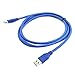 Price comparison product image 1.5m Super High Speed USB 3.0 M/F Standard Type A Male to Female Extension Cable Blue