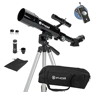 Zhumell Z50 Portable Refractor with Tripod, Phone Adapter & Carry Bag