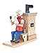 Produktbild DREGENO Seiffen eG Räuchermann Opa am Räucherofen, Holz, Bunt, 8 x 20.5 x 20 cm,