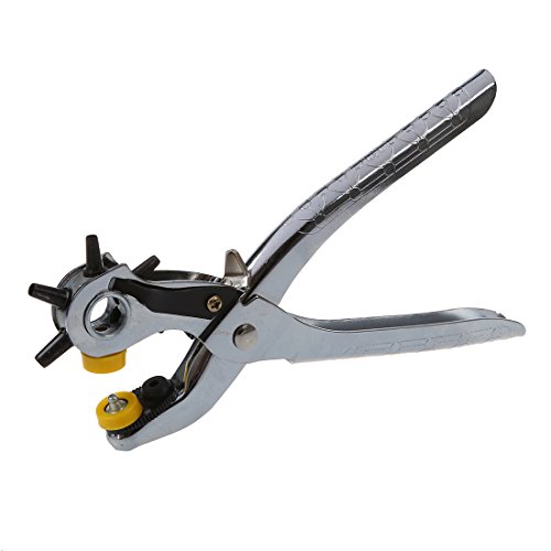 SODIAL(R) Guertel Multifunktion Leder Locher Werkzeug