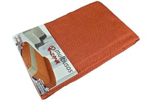 ENERGY TEX-HOME - Ares - Colcha CUBRECAMAS Multiusos SOFÁ (180_x_260_cm, Naranja)
