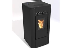 SAN MARCO Stufa a pellet ventilata Dalia da 8,9 kw (NERO)