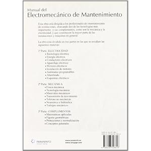 Manual del electromecánico de mantenimiento