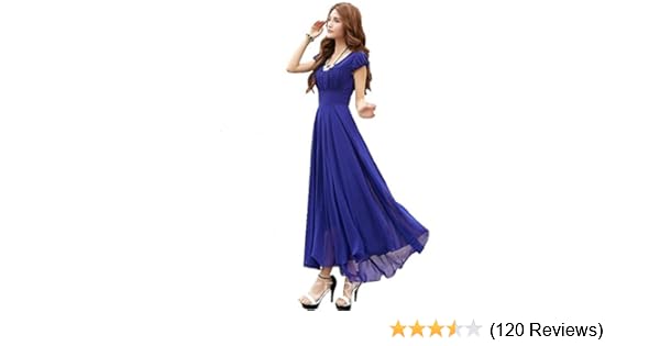 royal blue long dress