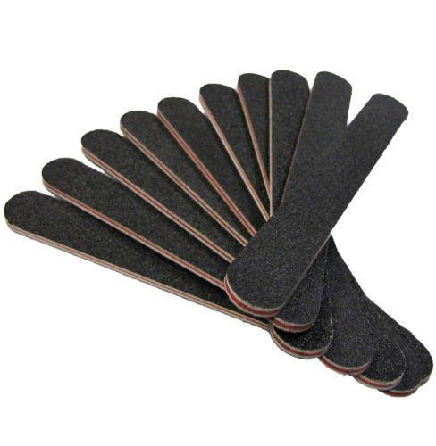 10 x DOUBLE SIDED NAIL FILES UK EMERY BOARD UK SELLER STRAIGHT NAIL FILE