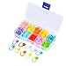 TIMESETL 120Pcs Verrouillage marqueurs de maille en plastique Marqueurs De Point pour Crochet Tricot sur Pelotes & Compagnie