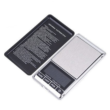 TOOGOO (R) 0.01 g 100g Gram Digitale Elektronische Waage – Silber - 2