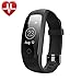 Produktbild AsiaLONG Fitness Armband mit Pulsmesser, Schrittzähler Uhr Fitness Tracker Aktivitätstracker mit Schlafanalyse/ SMS SNS Benachrichtigung/ Stoppuhr/ 14 Trainingsmodi Smartwatch für iOS Android Handy