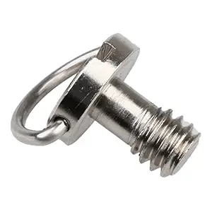 Big Shoppe Store Generic 1/4'' D-Ring Iron Screw for Camera Tripod Quick Release Plate Photography
