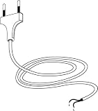 mit Euro-Flachstecker Rademacher 3882 Anschlusskabel 3 m, Ws