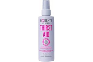 Noughty 97% Natural Thirst Aid Conditioning and Detangling Spray Sulphate Free Vegan Haircare, Leave In De-Tangler Treatment for Dry & Damaged Hair 200ml