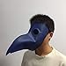 Produktbild Smile Halloween Maske, Lange Nase Kunstleder Schnabel Maske Steampunk Halloween Karneval Cosplay Kostüm Requisiten,Blau