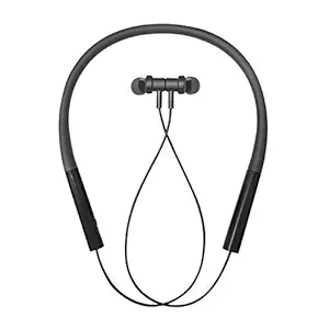 (Renewed) Mi Neckband Pro (Black) with Powerful Bass, IPX5, Up to 20hrs Playback, ANC & ENC