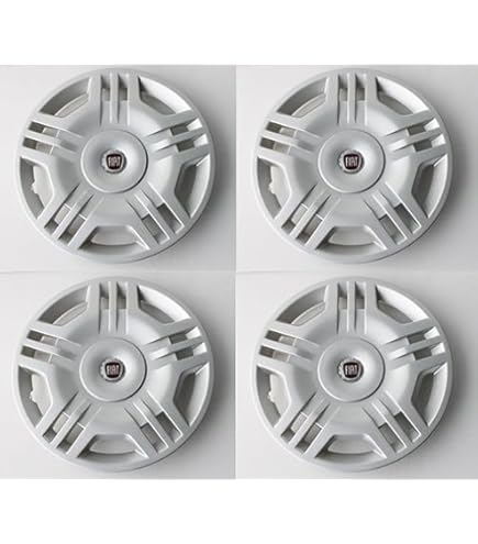 Copricerchi Per Fiat Panda 2003-2012 - Set Di 4 Coppe Ruota Aftermarket Da 13 Pollici - Foto 2