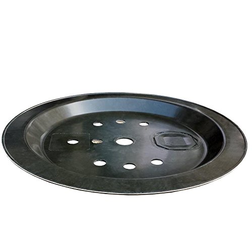 Set: PE Becken / Rundbecken + GFK Abdeckung D=66cm, H=35cm, 90L für Wasserspiele u. Brunnen von INTERGARDEN - 3