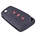 KMH Flip Key Cover For Toyota Innova Crysta (Black with red) RS.199.00