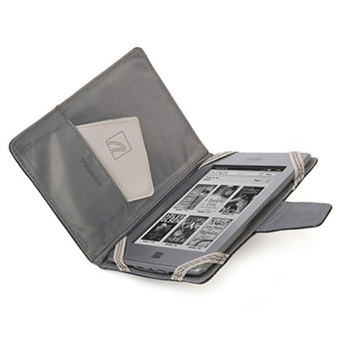 Tucano Lato, Schutzhülle universal für eReader 15,2 cm (6 Zoll) mit Magnetverschluss, schwarz - 3