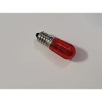 Lamptobe Lampadina A LED E14, Rosso, 1 W, Piccola Vite, Luci Rosse