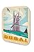 Produktbild Wanduhr Urlaub Reisebüro Deko Dubai Vereinigte Arabische Emirate Hotel Burij Al Arab Acryl Wanduhr Retro