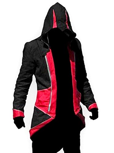 Preisvergleich Produktbild Cosplay Jacken für Männer - Rot und Schwarz (Größe XL)