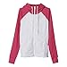 Produktbild adidas Damen Kaputzenjacke Essentials 3-Stripes, Light Grey Heather/Eqt Pink, M, AJ4719