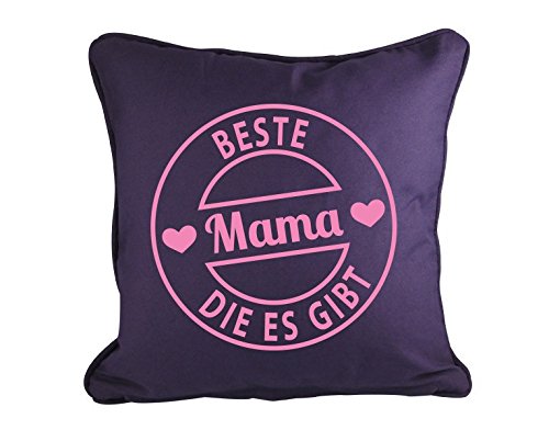 Dekokissen Beste Mama B x H: 40cm x 40cm Farbe: stone von Klebefieber®