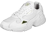Erwachsene adidas Damen Falcon W Sneaker, Mehrfarbig FTWR White/Gold Met. Ee8838, 39 1/3 EU