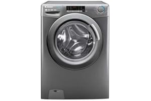 CANDY - Lave-Linge séchant Smart Inverter C SWS496TWMRRE/FR - Capacité 9 + 6 kg / 1400 trs, Moteur induction, Classe énergétique A, 15 programmes, Niveau sonore 51 dB(A), Départ différé 1-24 h