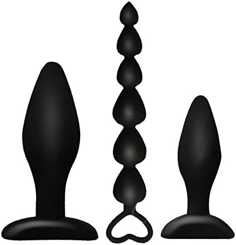 Kits of 3 Smooth Silicone Plug Body Massage Toys