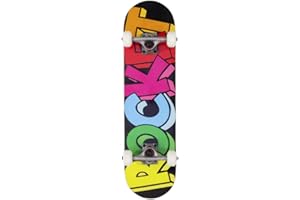 Rocket Skateboards Complete Skateboard - Blocks Mini, Multi-coloured, 7.5 IN