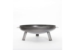 Czaja Stanzteile Brasero Bonn en Acier Inoxydable Ø 80 cm - Brasero d'extérieur pour terrasse et Jardin